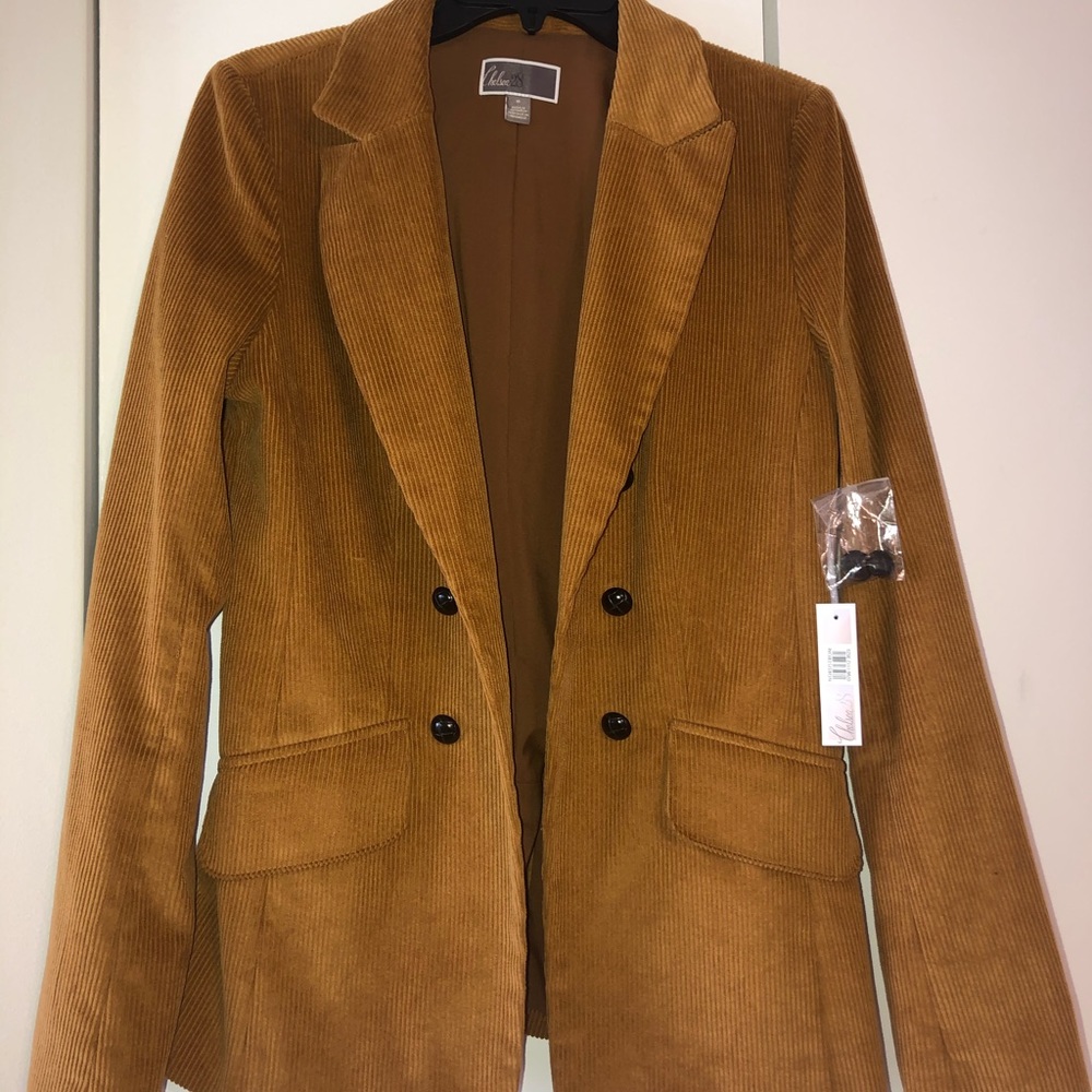 Camel corduroy blazer -NEW WITH TAGS